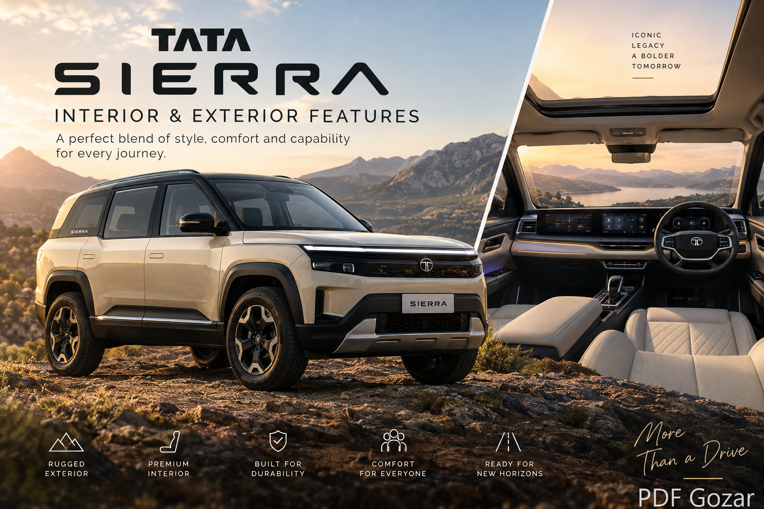 Tata Sierra Interior & Exterior Features