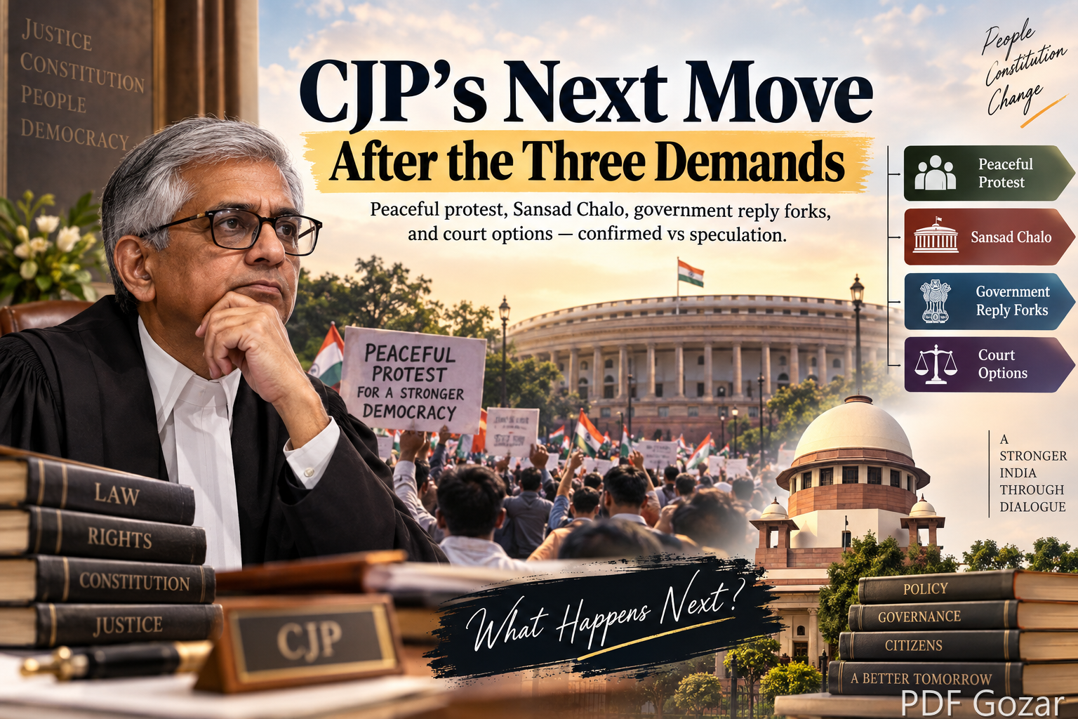 CJP’s Next Move After the Three Demands