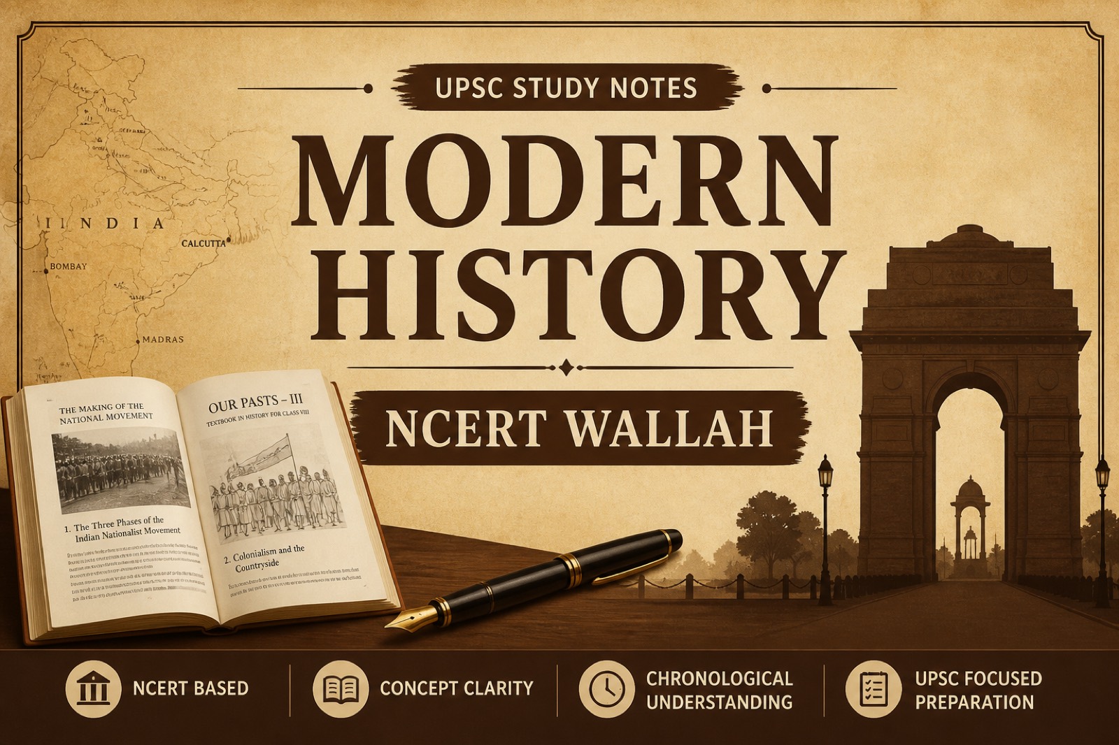 PW Only IAS Modern History NCERT Wallah PDF