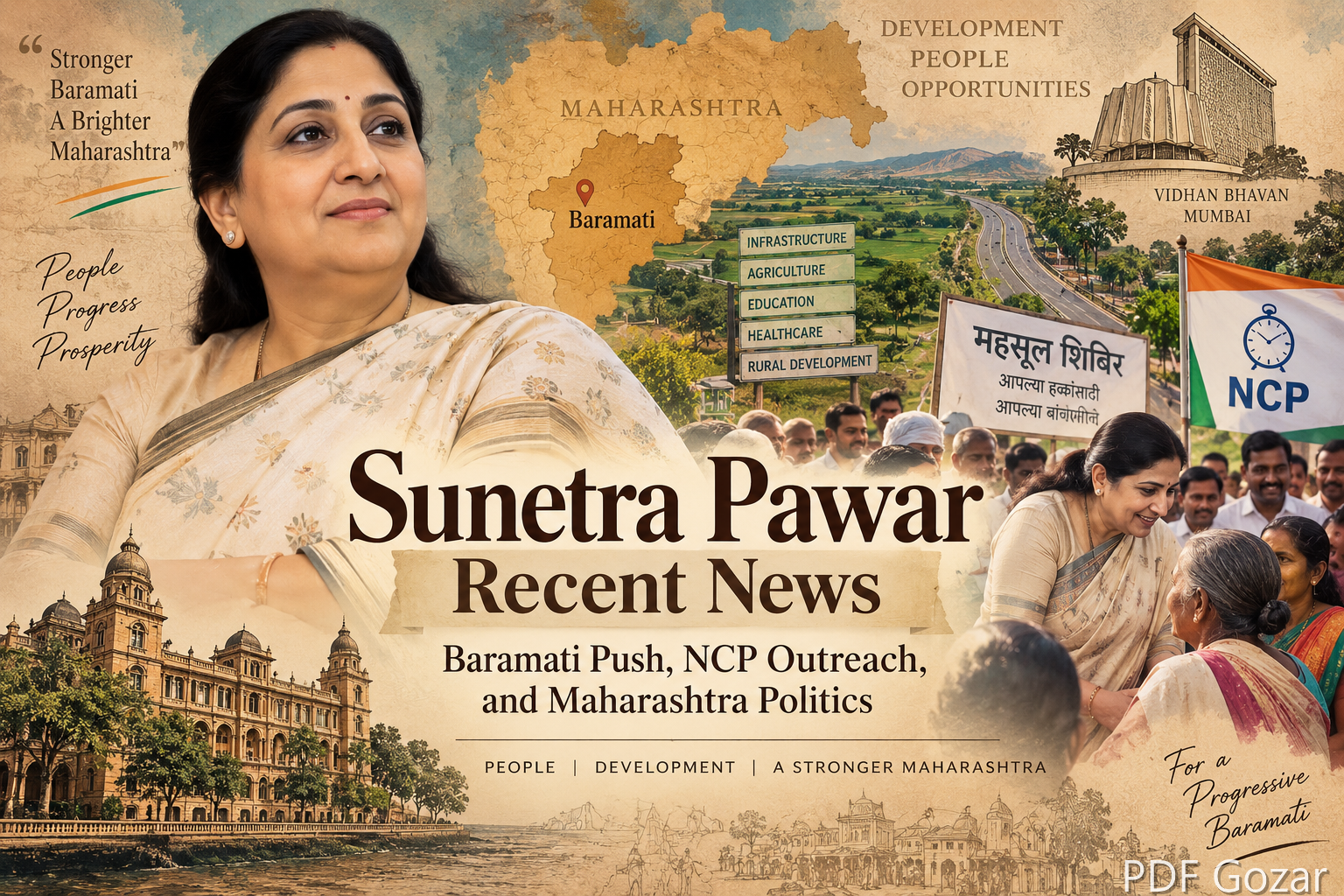 Sunetra Pawar Recent News: Baramati Push, NCP Outreach, and Maharashtra Politics