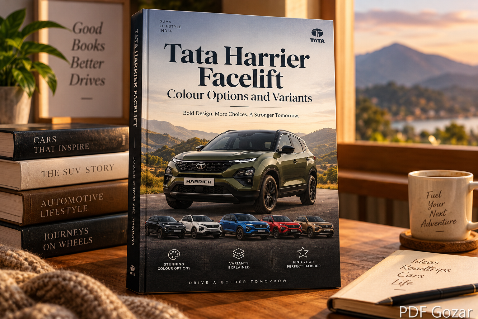 Tata Harrier Facelift Colour Options and Variants