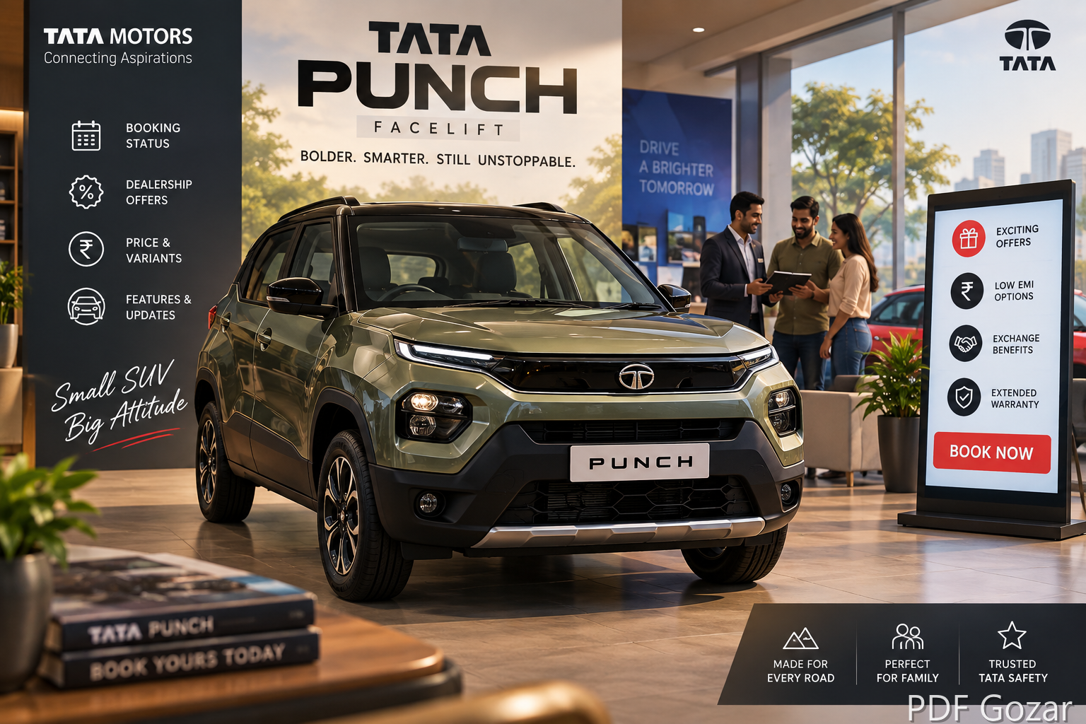 Tata Punch facelift booking status and dealership offers