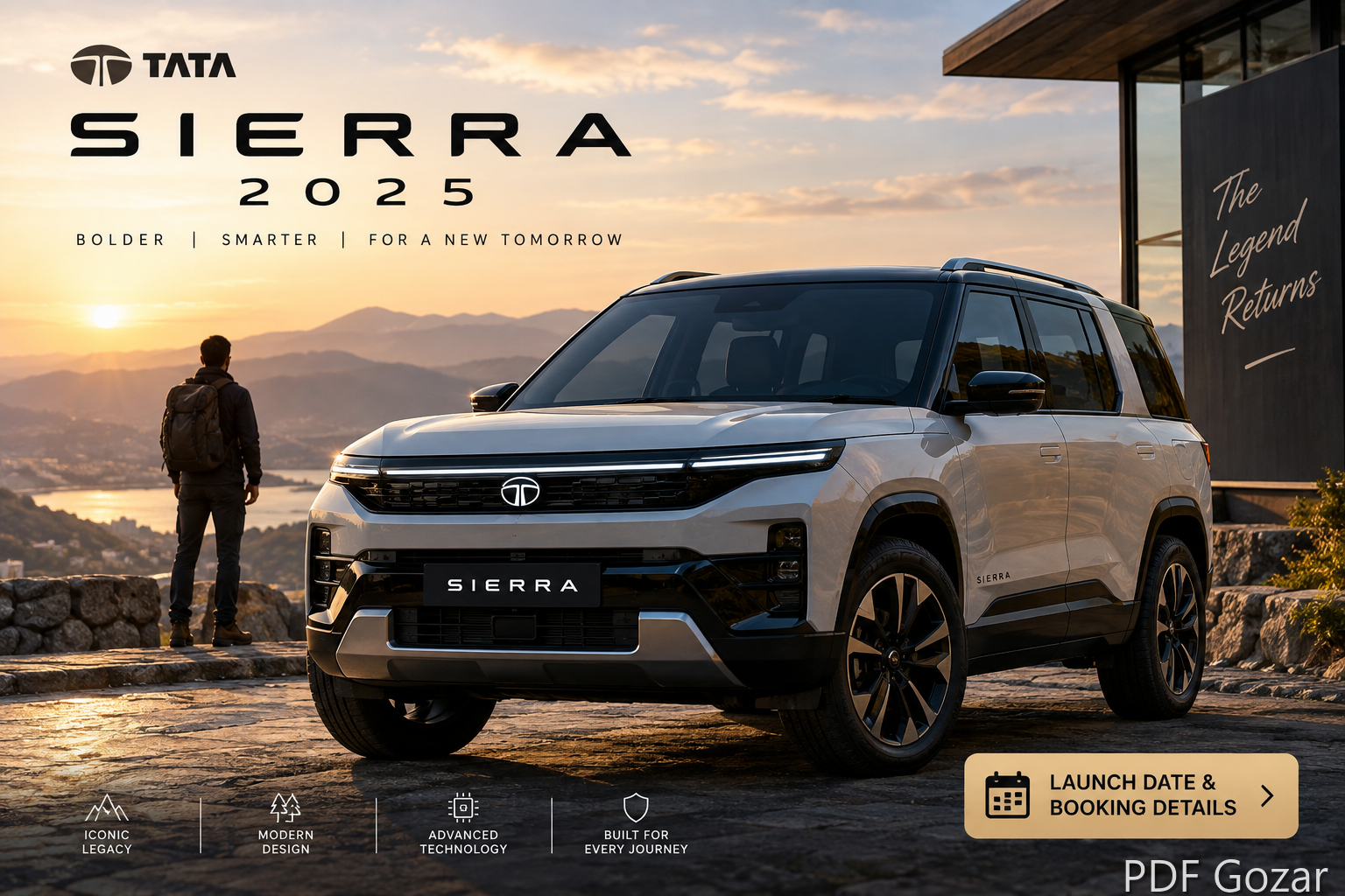 Tata Sierra 2025 launch date and booking details