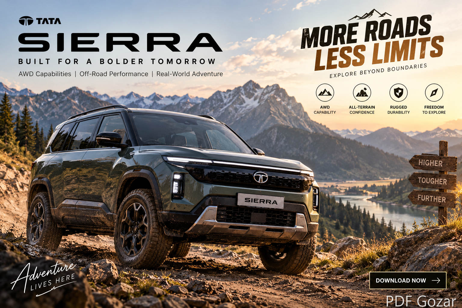 Tata Sierra AWD capabilities and off-road performance