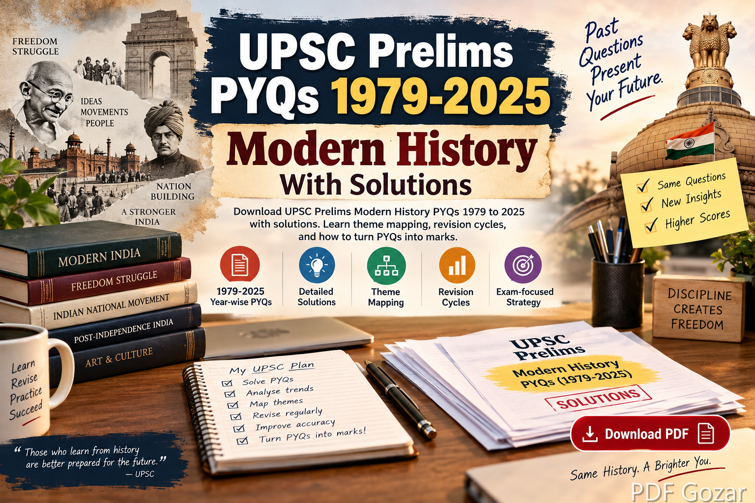 (PDF) UPSC Prelims PYQs 1979-2025 Modern History With Solutions