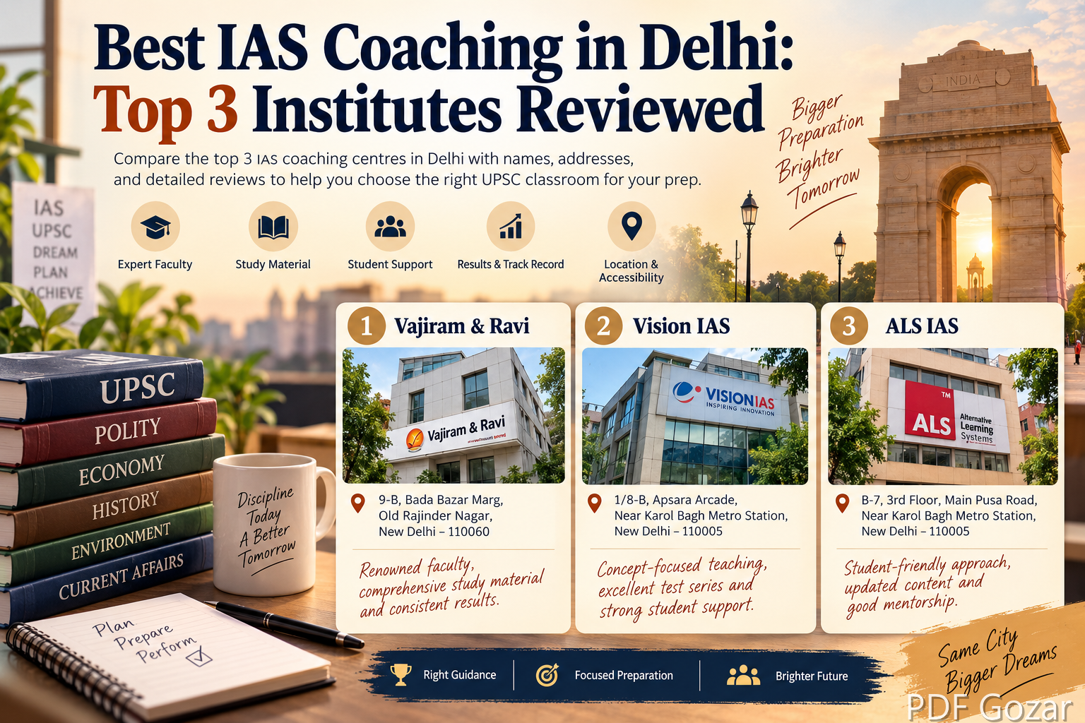 Best IAS Coaching in Delhi: Top 3 Institutes Reviewed