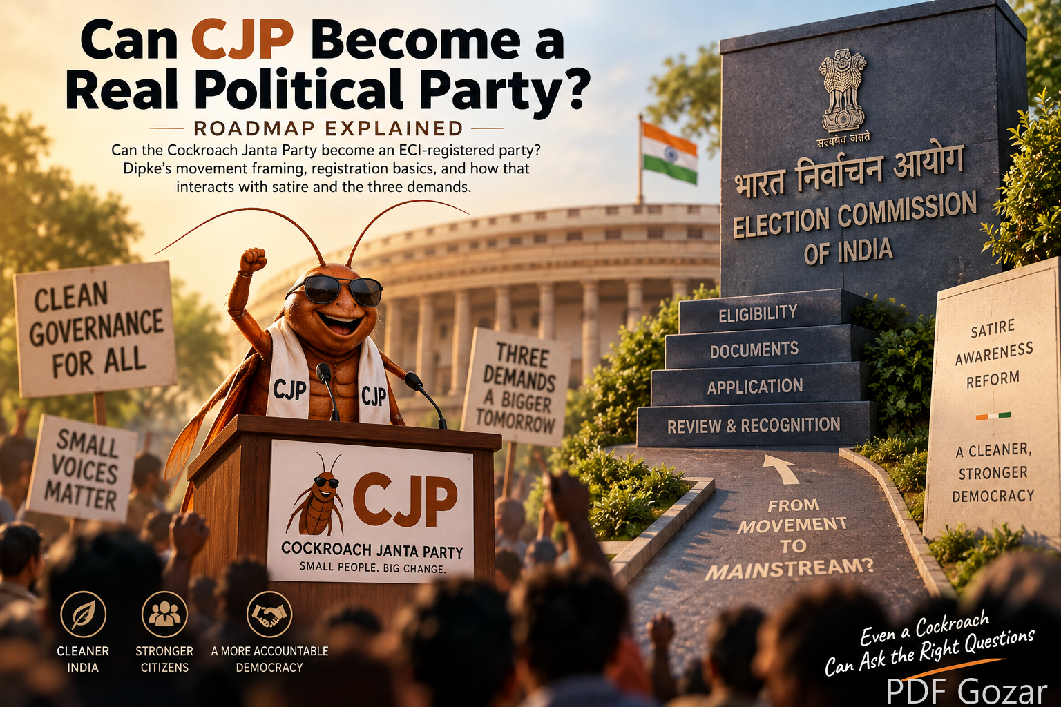 Can CJP Become a Real Political Party? Roadmap Explained