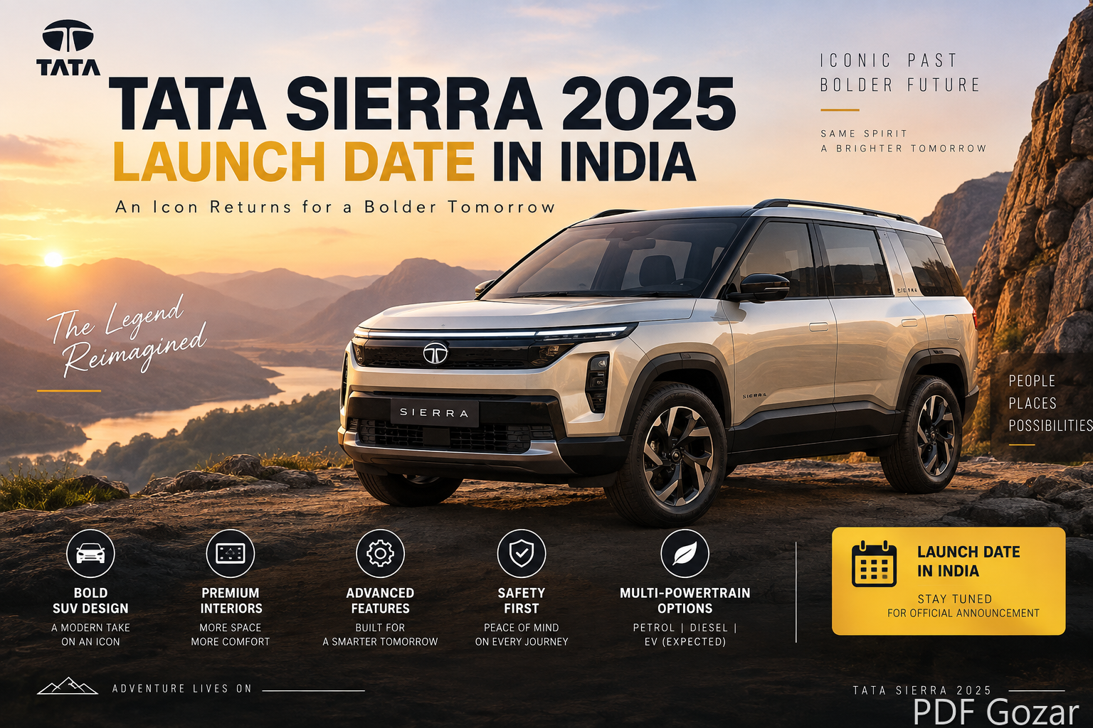 Tata Sierra 2025 Launch Date in India