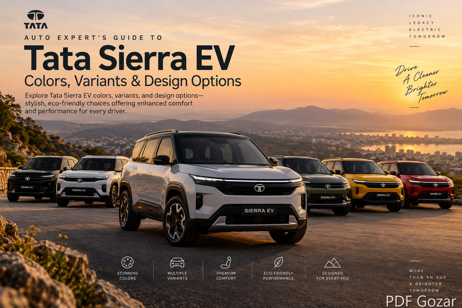 Auto Expert’s Guide to Tata Sierra EV Colors, Variants & Design Options