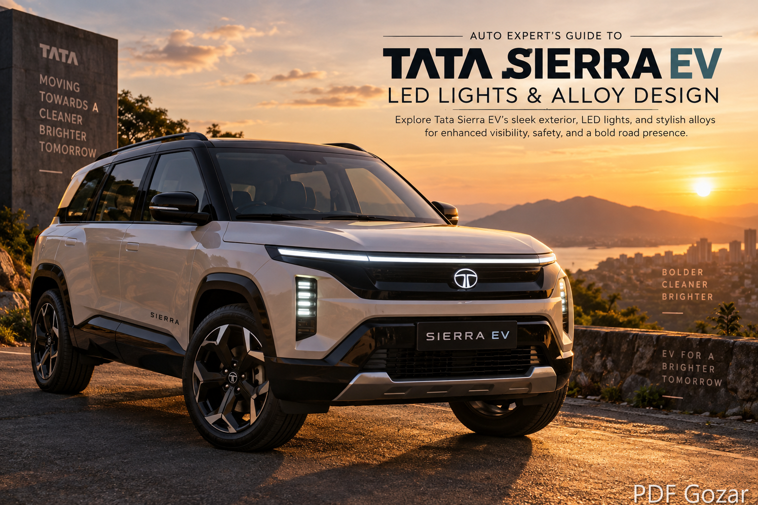 Auto Expert's Guide to Tata Sierra EV LED Lights & Alloy Design