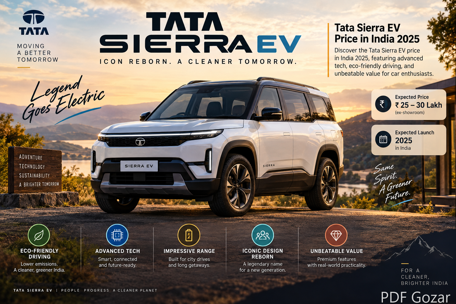 Tata Sierra EV Price in India 2025