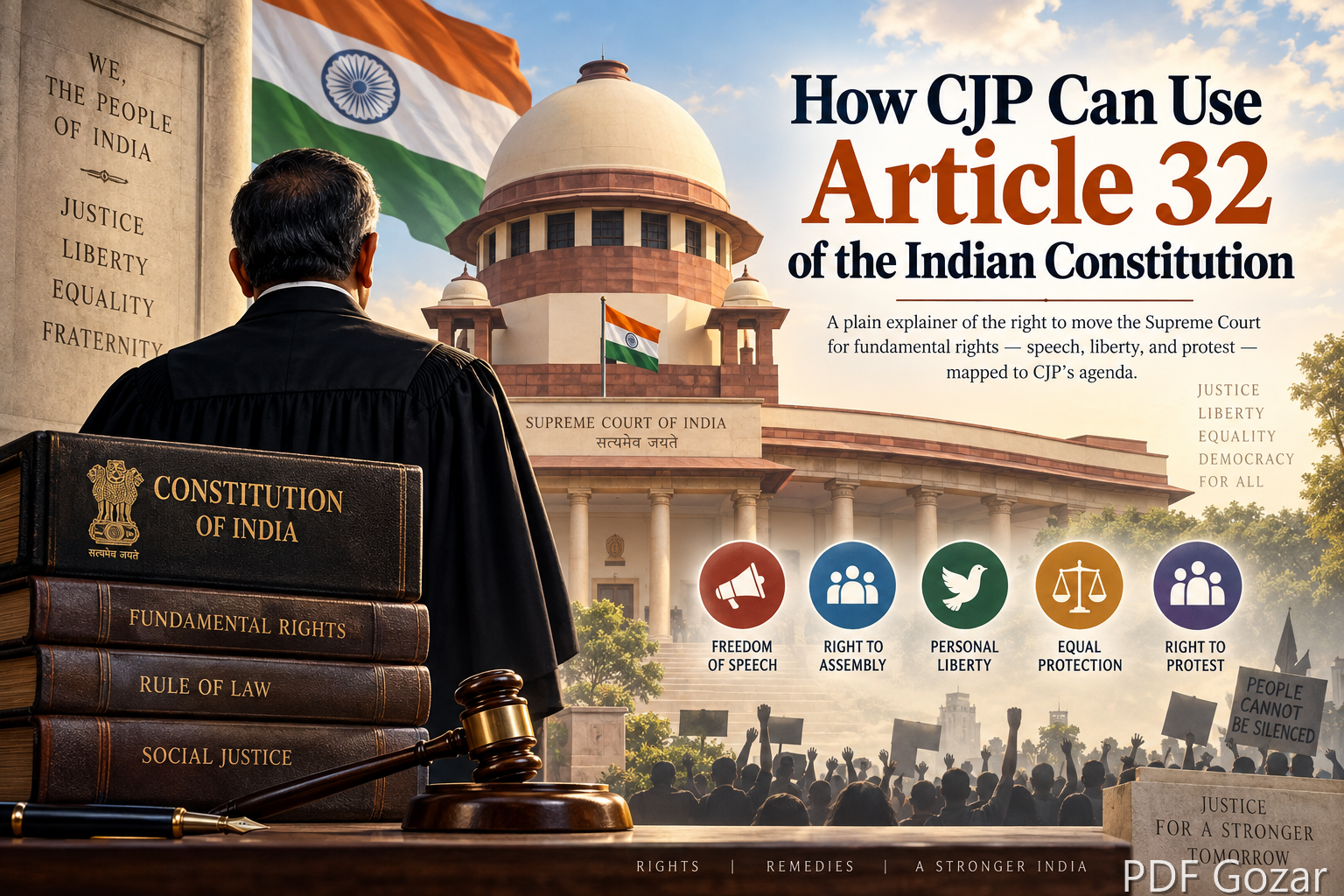How CJP Can Use Article 32 of the Indian Constitution