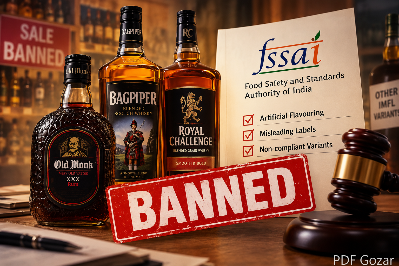 Old Monk, Bagpiper aur RC Ban: FSSAI Ne Kai Sharab Brands Par Rok Kyun Lagayi?