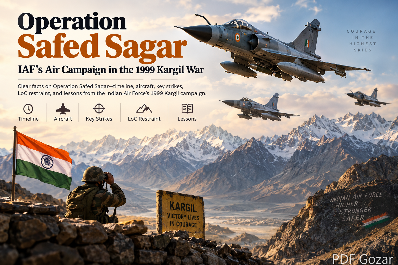Operation Safed Sagar: IAF’s Air Campaign in the 1999 Kargil War
