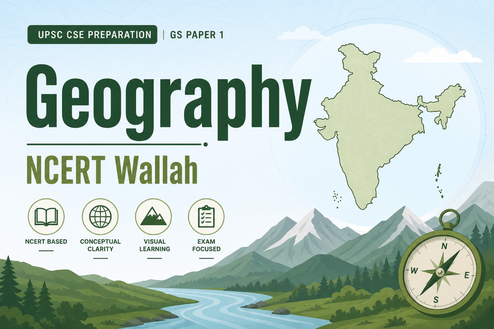 PW Only IAS Indian Geography NCERT Wallah PDF