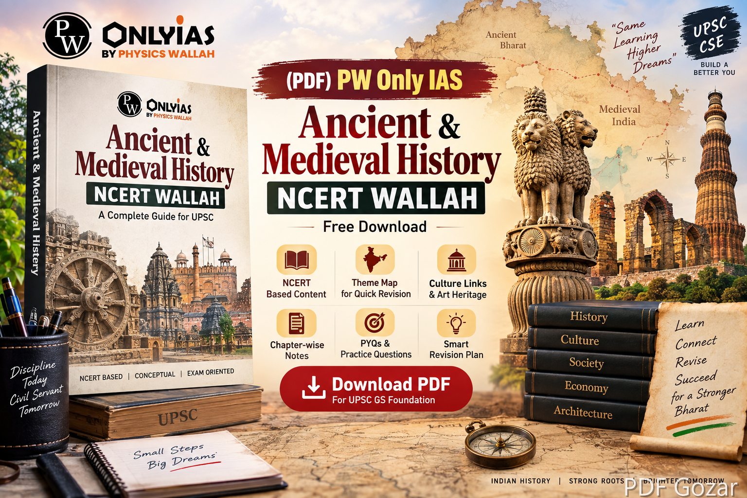 (PDF) PW Only IAS Ancient & Medieval History NCERT Wallah Free Download