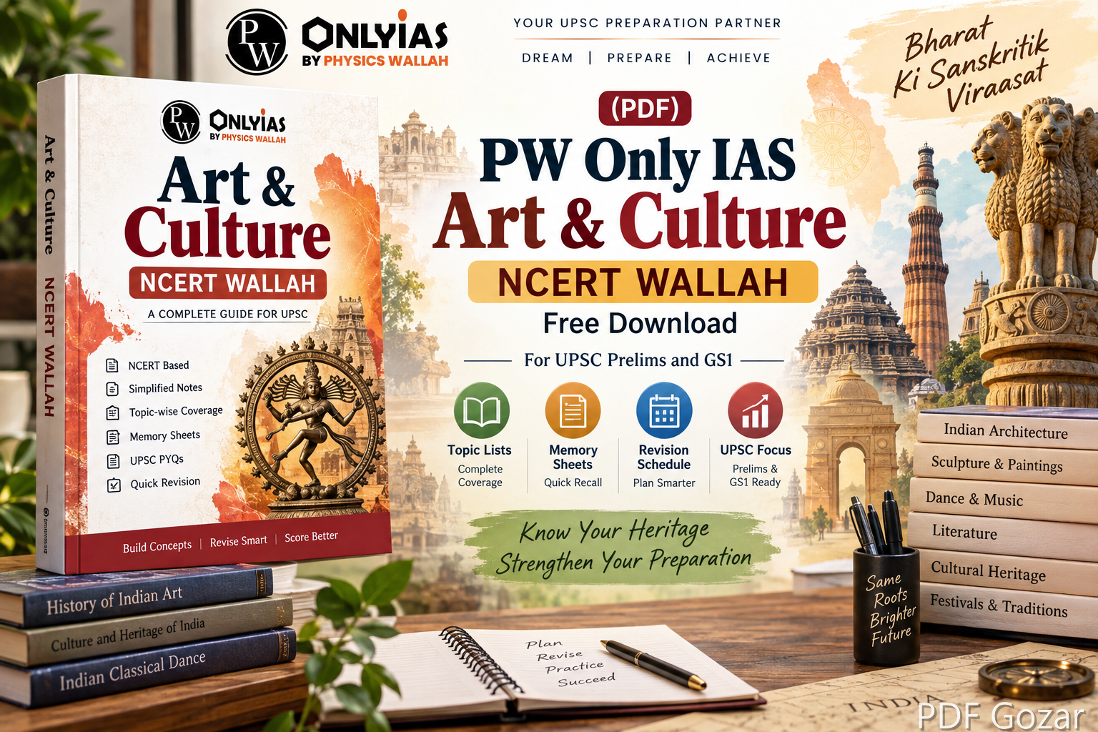 (PDF) PW Only IAS Art & Culture NCERT Wallah Free Download
