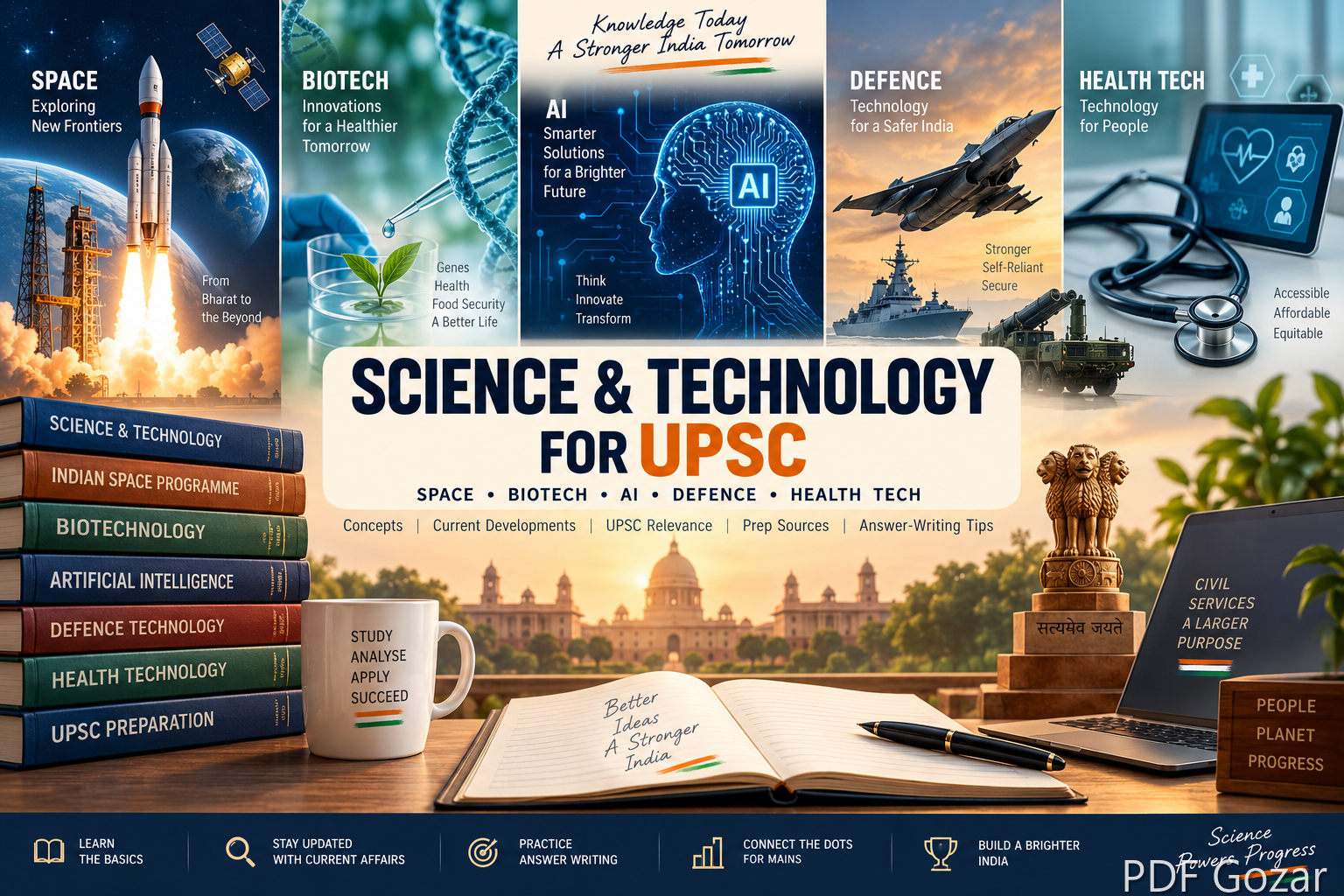 Science & Technology for UPSC: Space, Biotech, AI & Defence