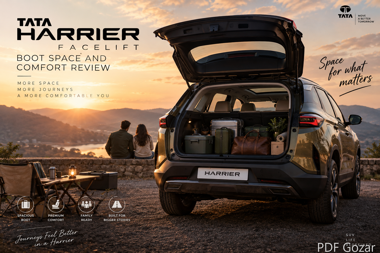 Tata Harrier Facelift Boot Space and Comfort Review