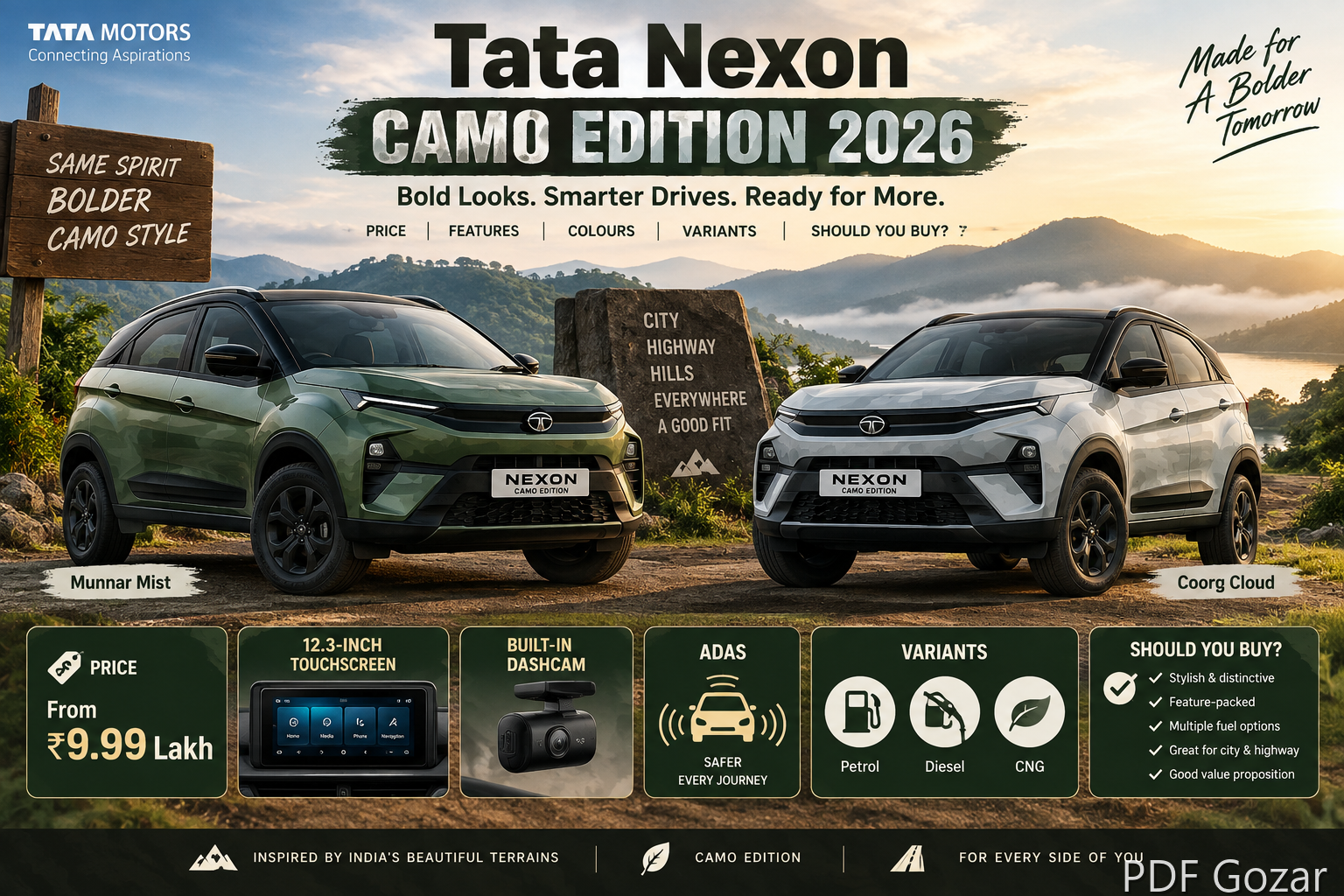 Tata Nexon Camo Edition 2026: Price, Features, Colours & Should You Buy?
