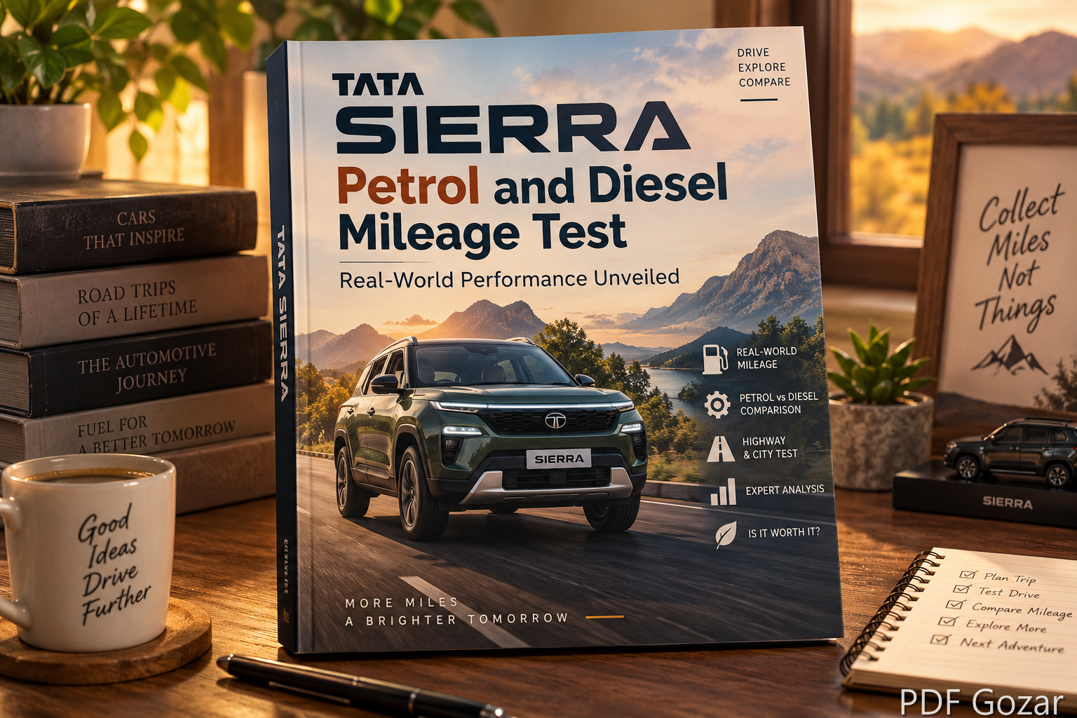 Tata Sierra Petrol and Diesel Mileage Test