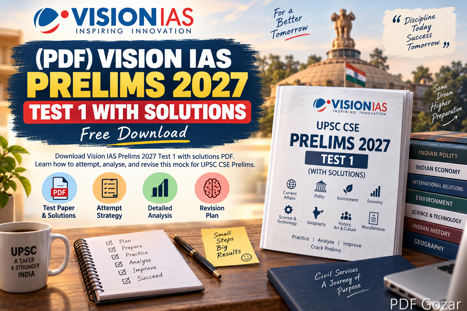 (PDF) Vision IAS Prelims 2027 Test 1 With Solutions Free Download
