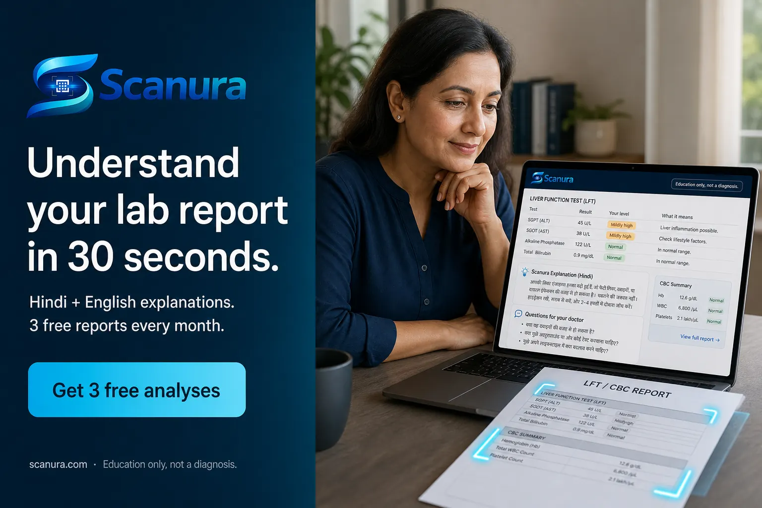 Scanura — understand your lab report