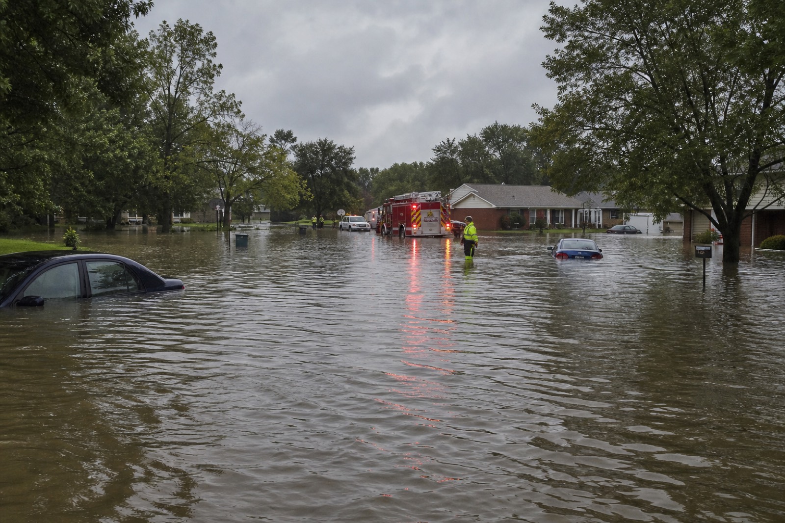 Central Indiana floods 2026 counties affected