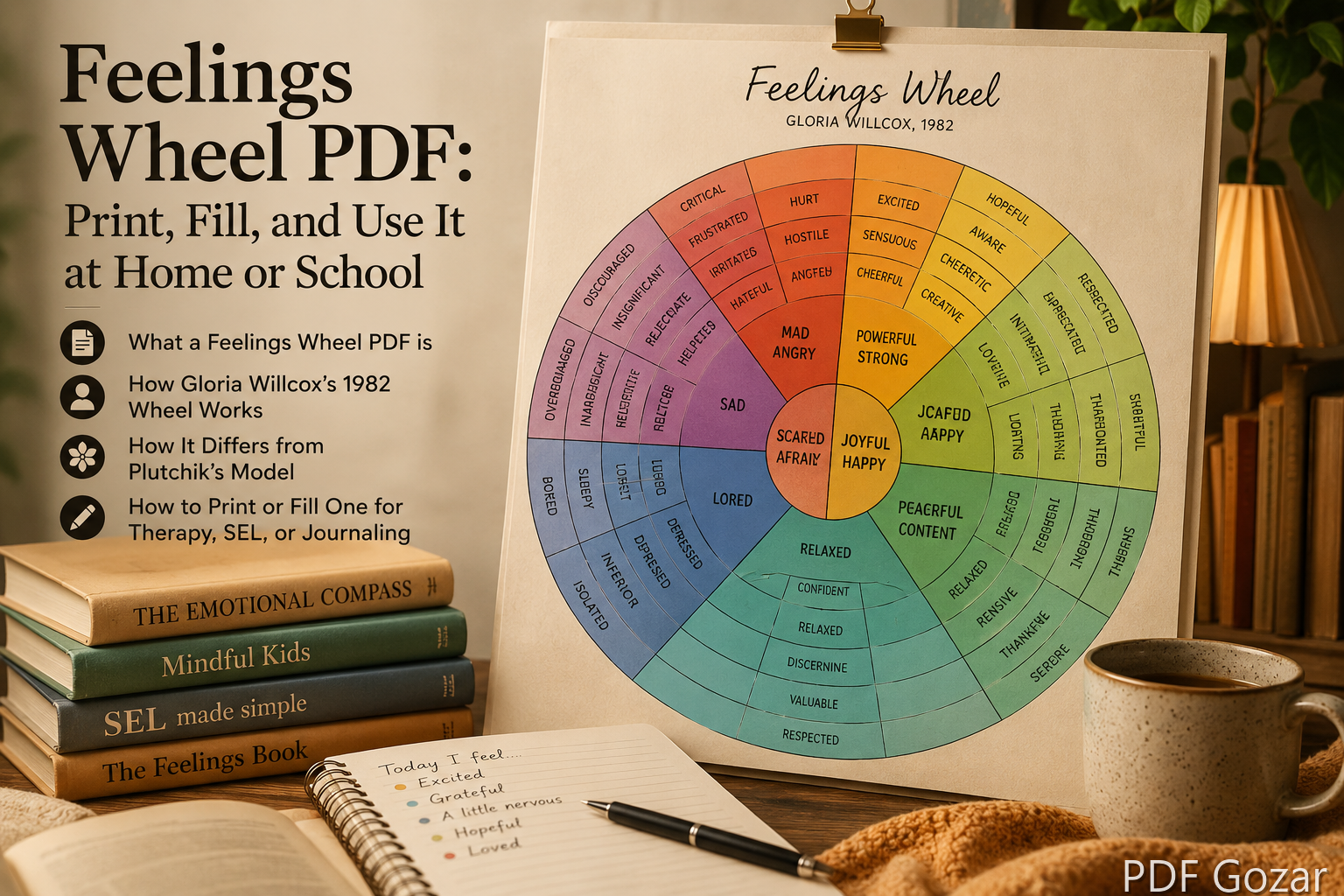 Feelings Wheel PDF: Print, Fill, and Use It at Home or School