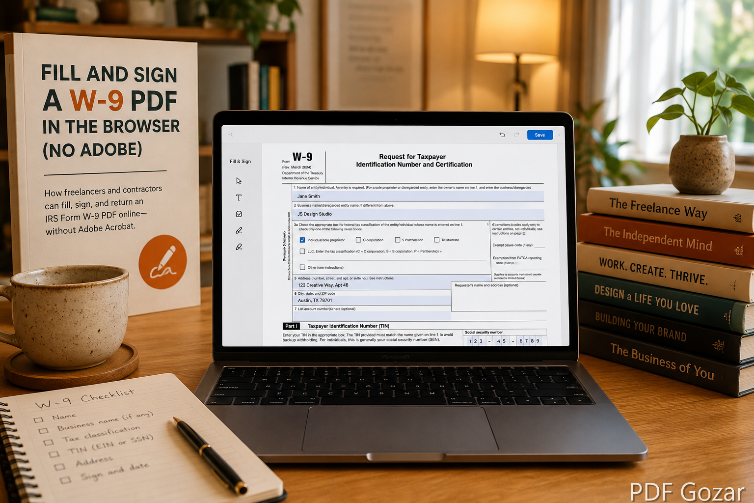 Fill and Sign a W-9 PDF in the Browser (No Adobe)
