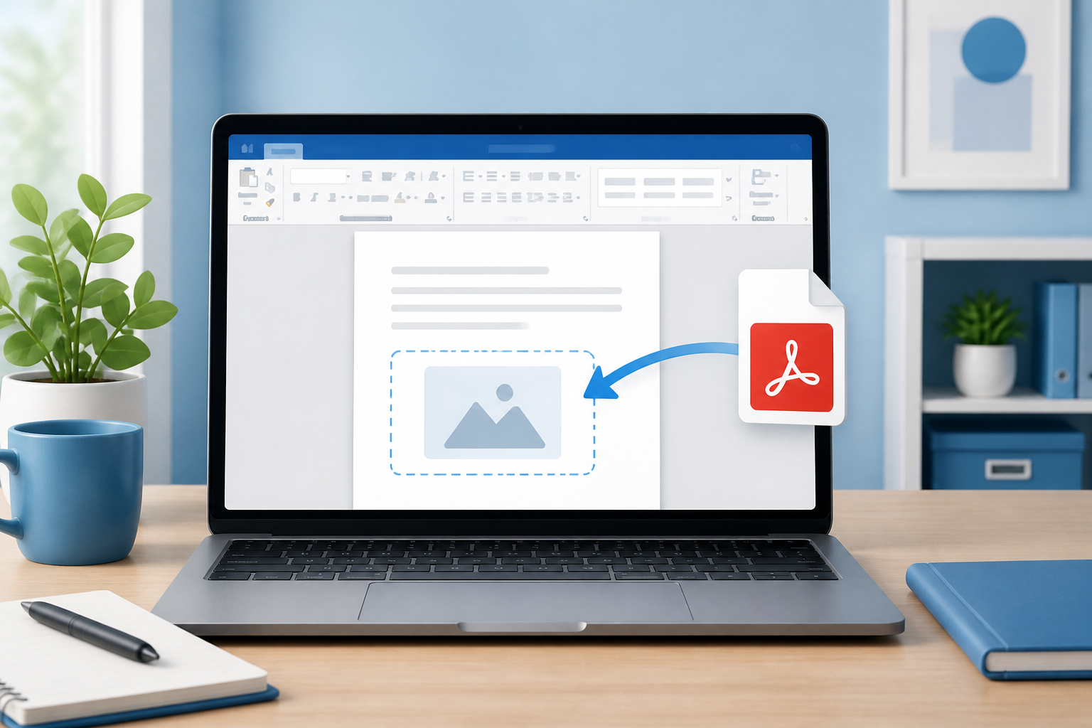 How to insert a PDF into a Microsoft Word document