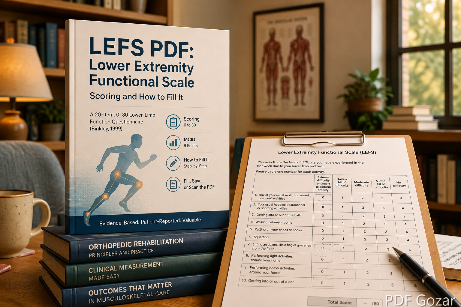 LEFS PDF: Lower Extremity Functional Scale Scoring and How to Fill It
