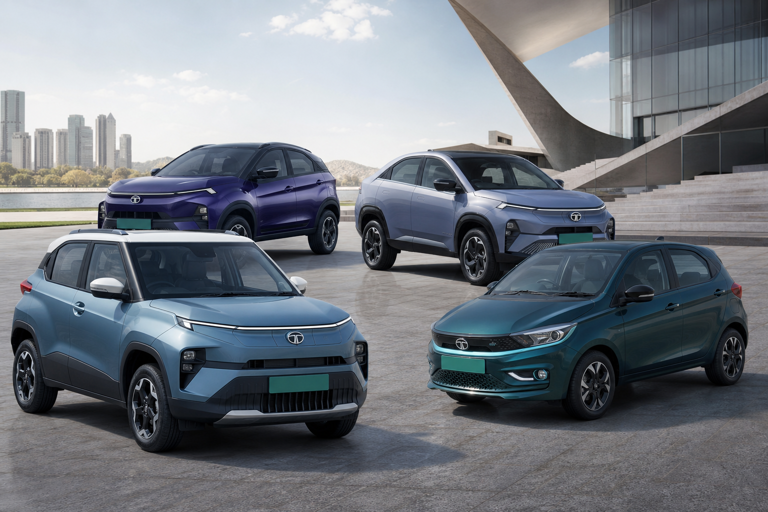 Tata electric cars lineup India 2026