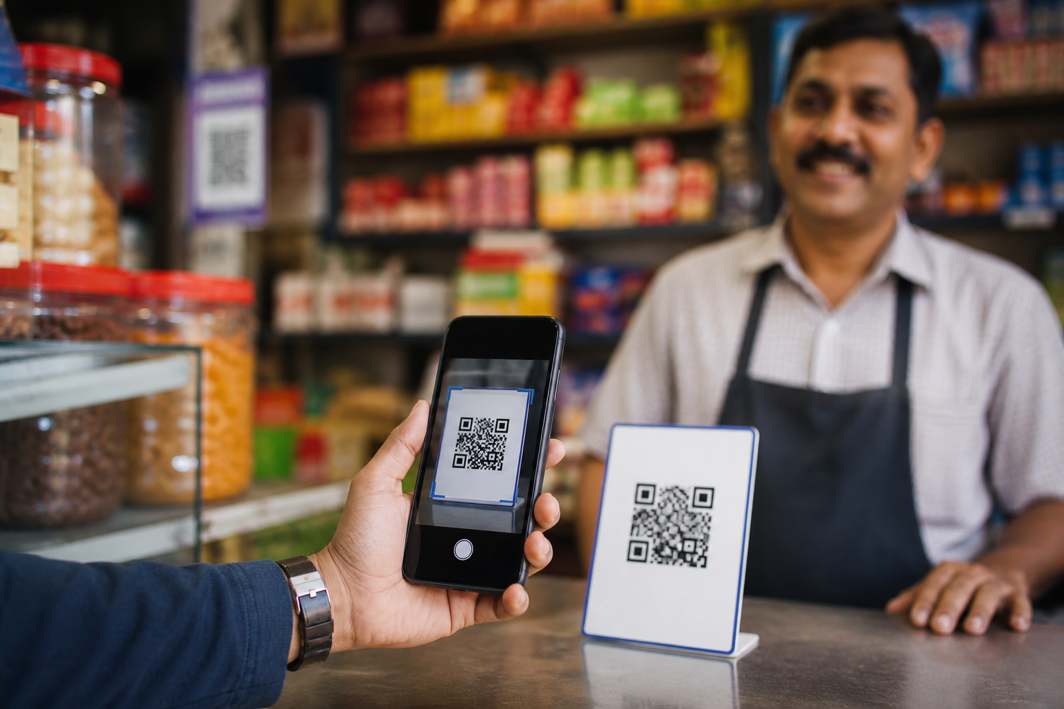 UPI payment QR scan India merchant charges explained